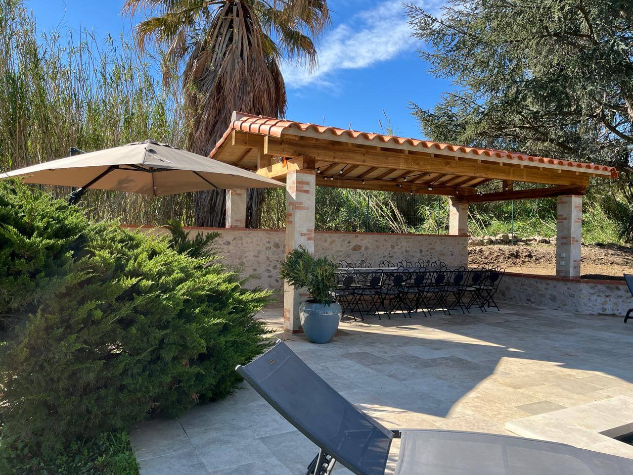 terrasse + parasol